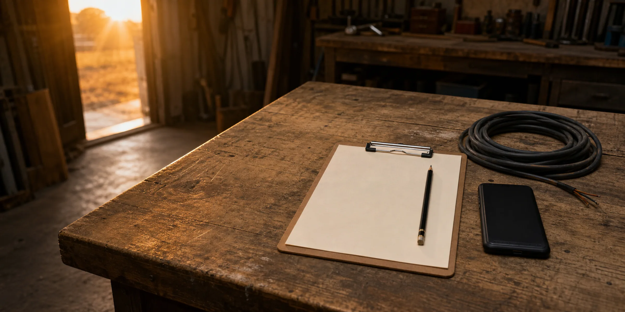 A blank plan ready to build a trade business presence properly from the start